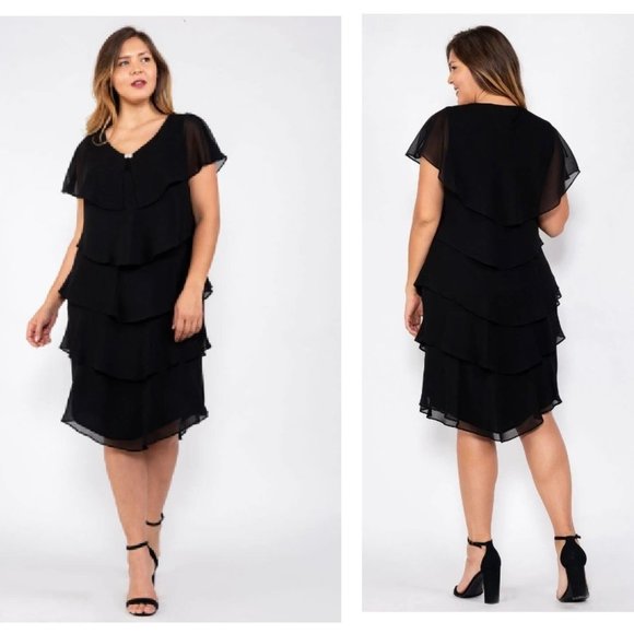 Tiered Capelet Dress - Picture 10 of 10